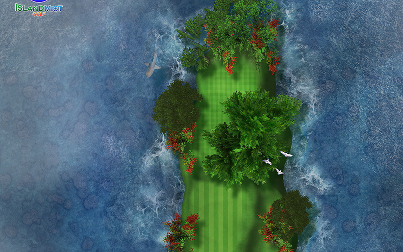 Hole 15 at Island Mist Golf