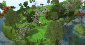 Hole 3 in-game view 2