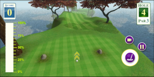 Hole 4 in-game view 2