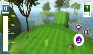 Hole 7 in-game view 3