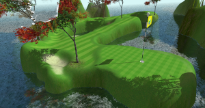Hole 8 in-game view 2