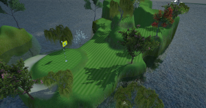 Hole 12 in-game view 2