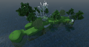 Hole 13 in-game view 1