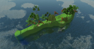 Hole 15 in-game view 1