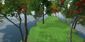 Hole 15 in-game view 3