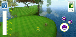 Hole 16 in-game view 2