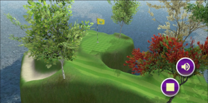 Hole 17 in-game view 3