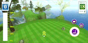 Hole 18 in-game view 2
